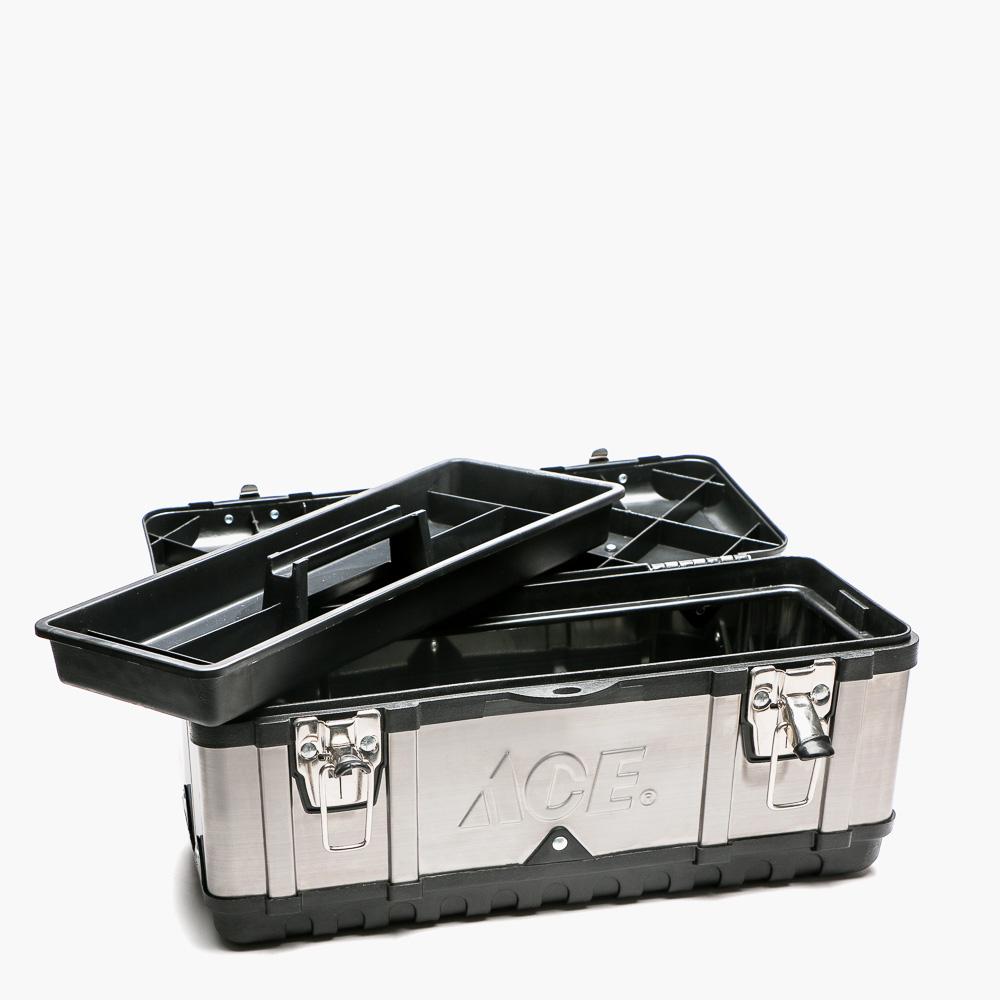 Ace Hardware Stainless Steel Tool Box 15.5in.TEST