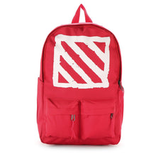 Load image into Gallery viewer, Travel Basic Derek Printed Backpack in Red
