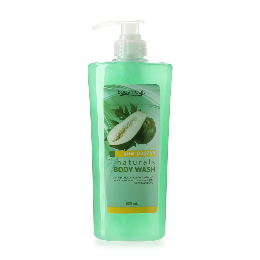 Body Treats Green Papaya Body Wash 850ml