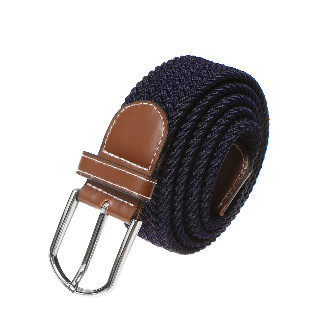 SM Accessories MSense Men's Casual Belt in Dark Blue