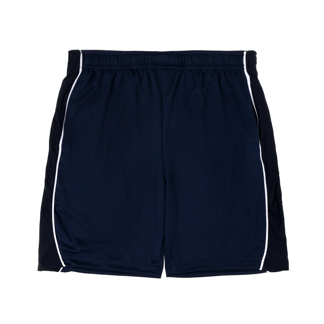 Bo Athletics Mens Basketball Shorts in Navy Blue