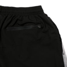 Load image into Gallery viewer, Bo Athletics Men&#39;s Heather Panel Performance Shorts in Black
