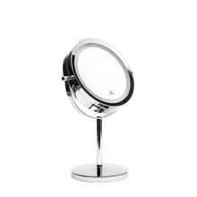 Load image into Gallery viewer, Cascade Round Vanity Mirror with LED Light
