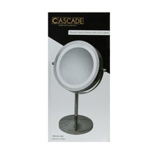 Load image into Gallery viewer, Cascade Round Vanity Mirror with LED Light
