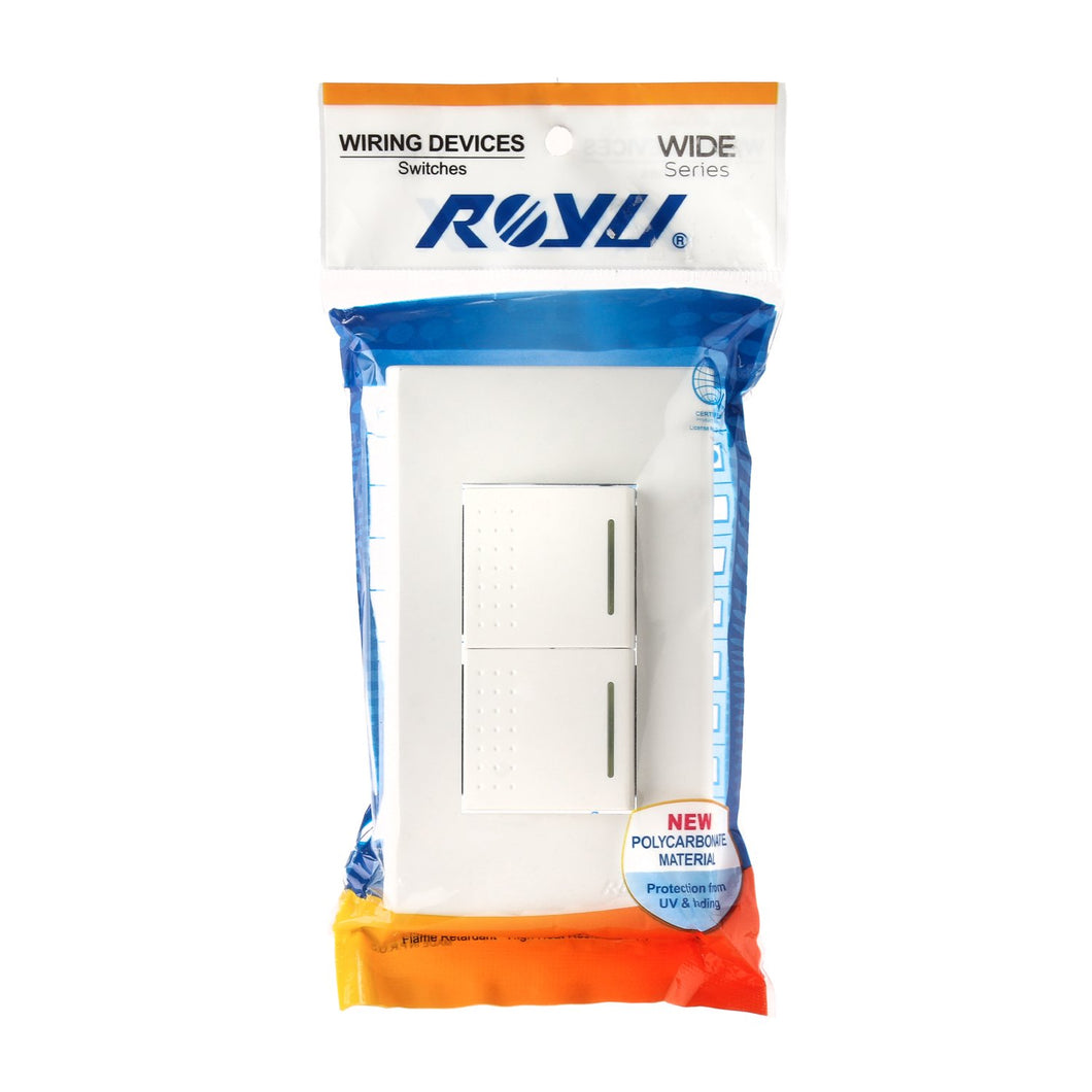 Royu 2-Gang 1-Way Light Switch - Testing