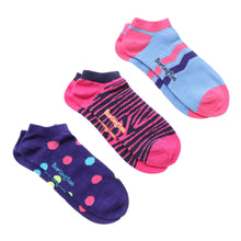 Load image into Gallery viewer, Burlington Ladies Printed Casual Ankle Socks 3-Pair Set
