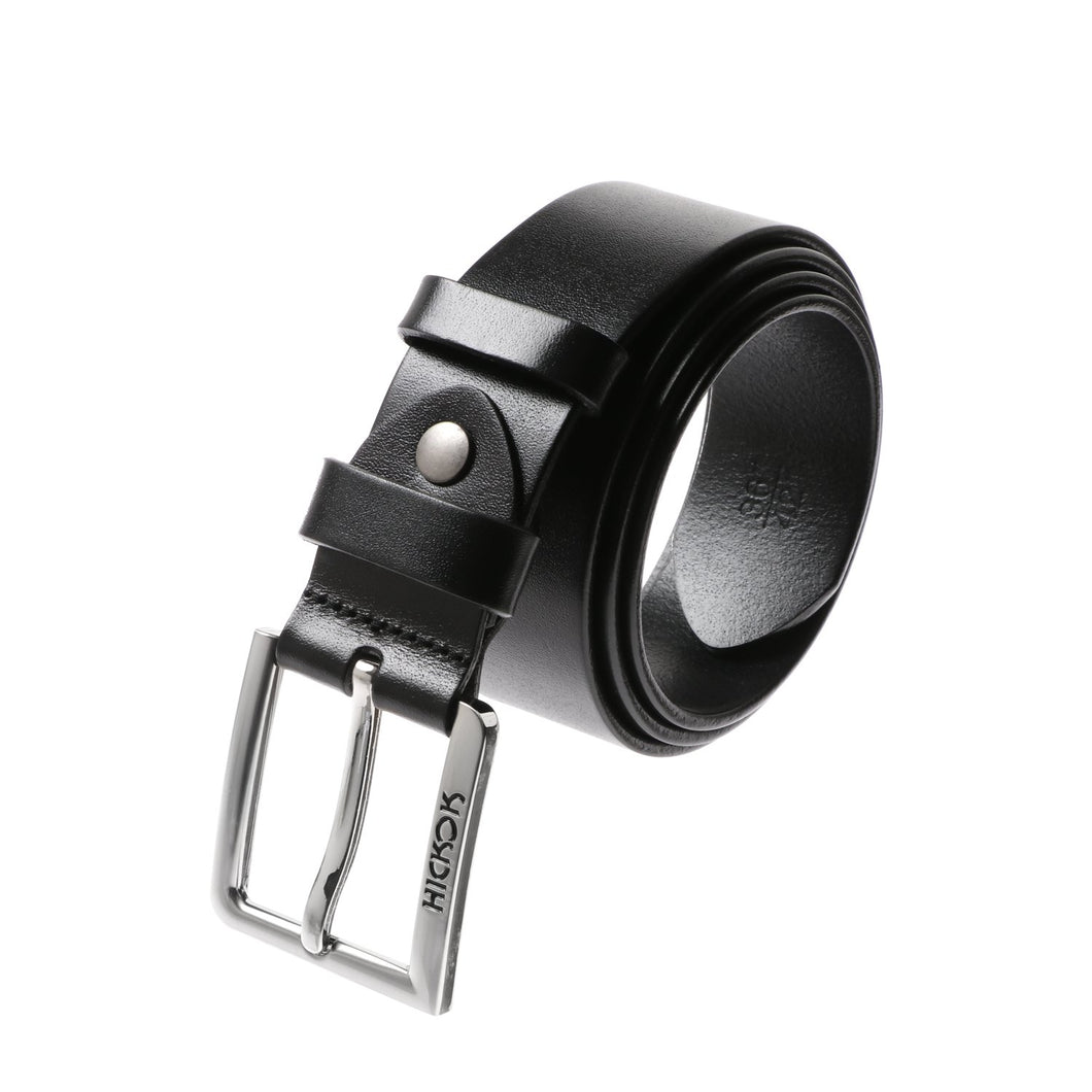 Hickok Men's Casual Cow Leather Belt in Black