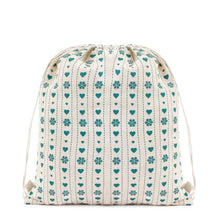 Load image into Gallery viewer, Grab Ladies Yara Drawstring Backpack in Light Blue
