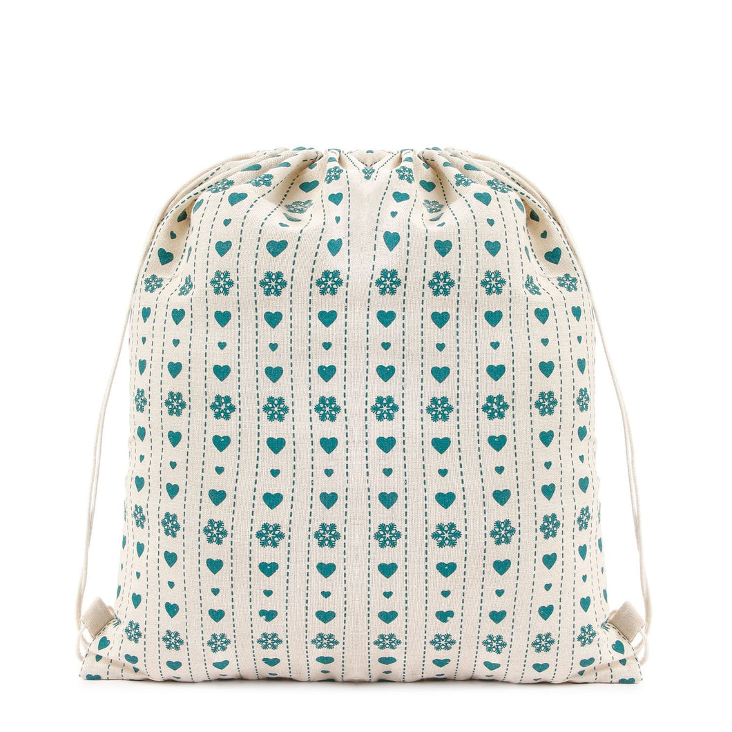 Grab Ladies Yara Drawstring Backpack in Light Blue