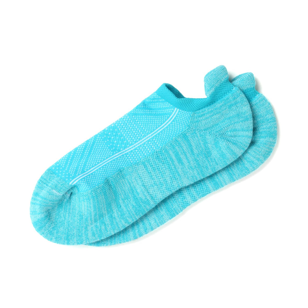 Burlington Ladies Invisole Ankle Socks in Turquoise