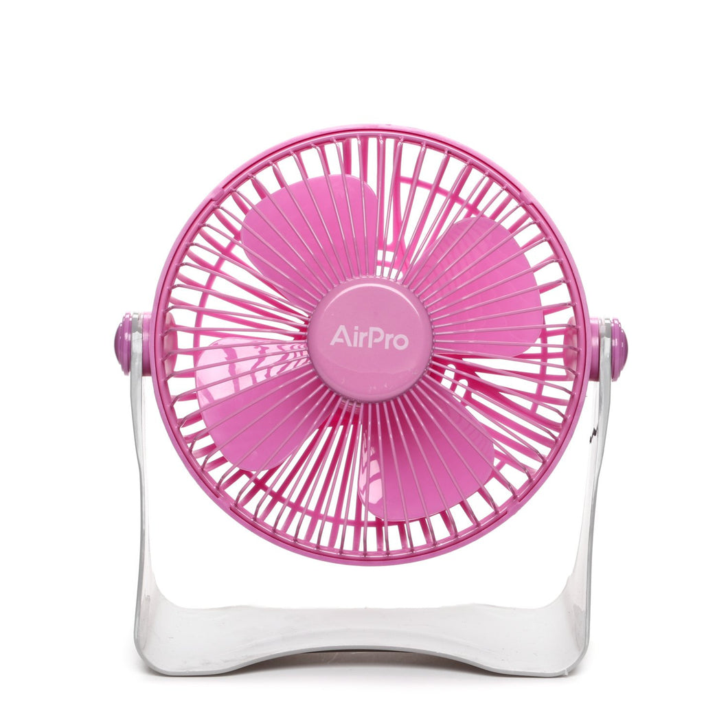 SM Accessories USB Desk Fan in Pink