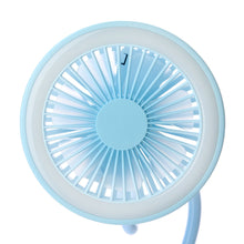 Load image into Gallery viewer, Rechargeable Clip-on Fan in Blue
