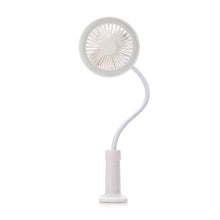 Load image into Gallery viewer, Rechargeable Clip-On Fan in White
