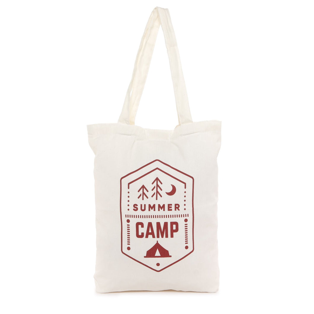 Travel Basic Leon Summer Camp Tote Bag in Red