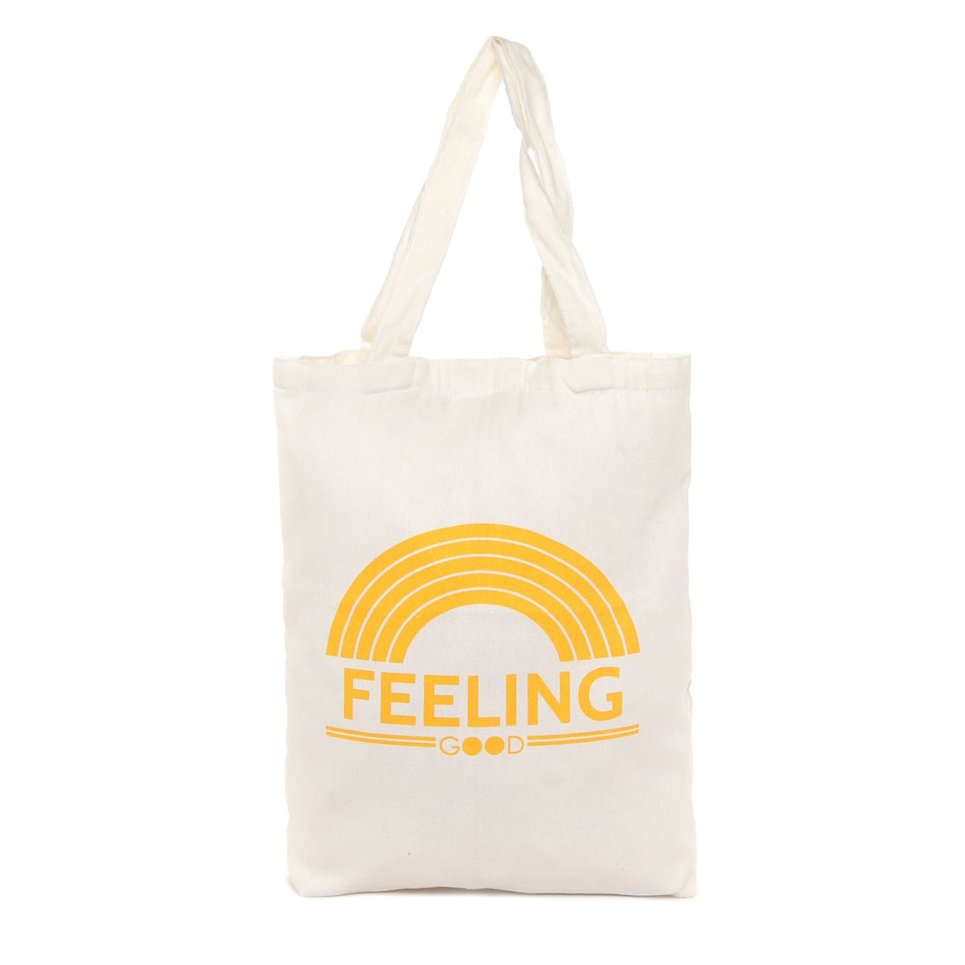 Travel Basic Leon Feeling Good Tote Bag in Yellow