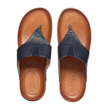 Load image into Gallery viewer, Parisian Basic Ladies&#39; Uli Sandals in Navy Blue
