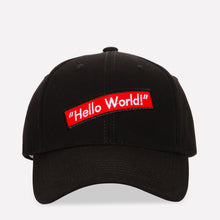 Load image into Gallery viewer, SM Accessories MSense Men&#39;s Hello World Baseball Cap in Black
