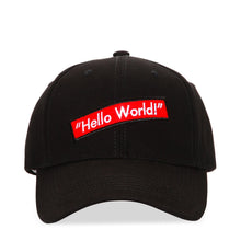 Load image into Gallery viewer, SM Accessories MSense Men&#39;s Hello World Baseball Cap in Black
