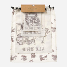 Load image into Gallery viewer, Kultura 4-piece Philippine Transport Drawstring Travel Set
