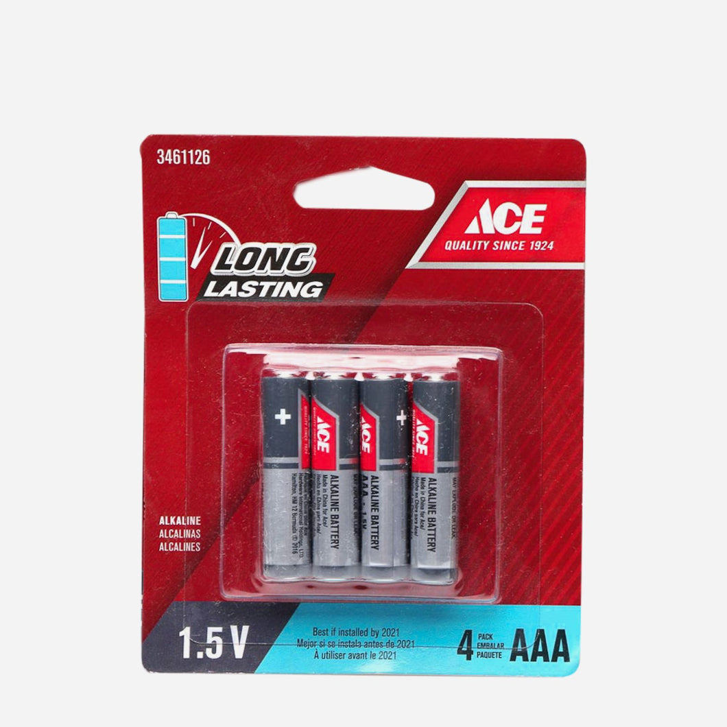 Ace Hardware 4-pack AAA Battery