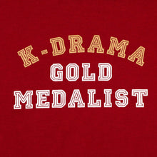 Load image into Gallery viewer, GTW Urban Girls Teens&#39; K-Drama Gold Medalist Statement Tee in Red
