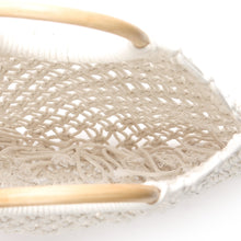 Load image into Gallery viewer, Tropiko by Kultura Ladies&#39; Macrame Net Hand Bag in Cream
