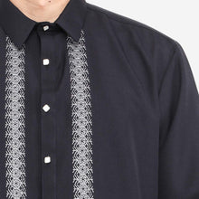 Load image into Gallery viewer, Exclusive Men&#39;s Embroidered Casual Barong in Navy Blue
