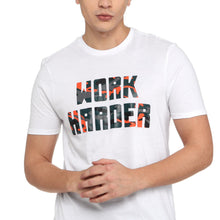 Load image into Gallery viewer, Bo Athletics Men&#39;s Work Harder Performance Tee in White
