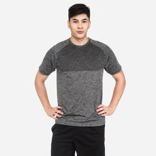 Load image into Gallery viewer, Bo Athletics Men&#39;s Marled Performance Tee in Gray
