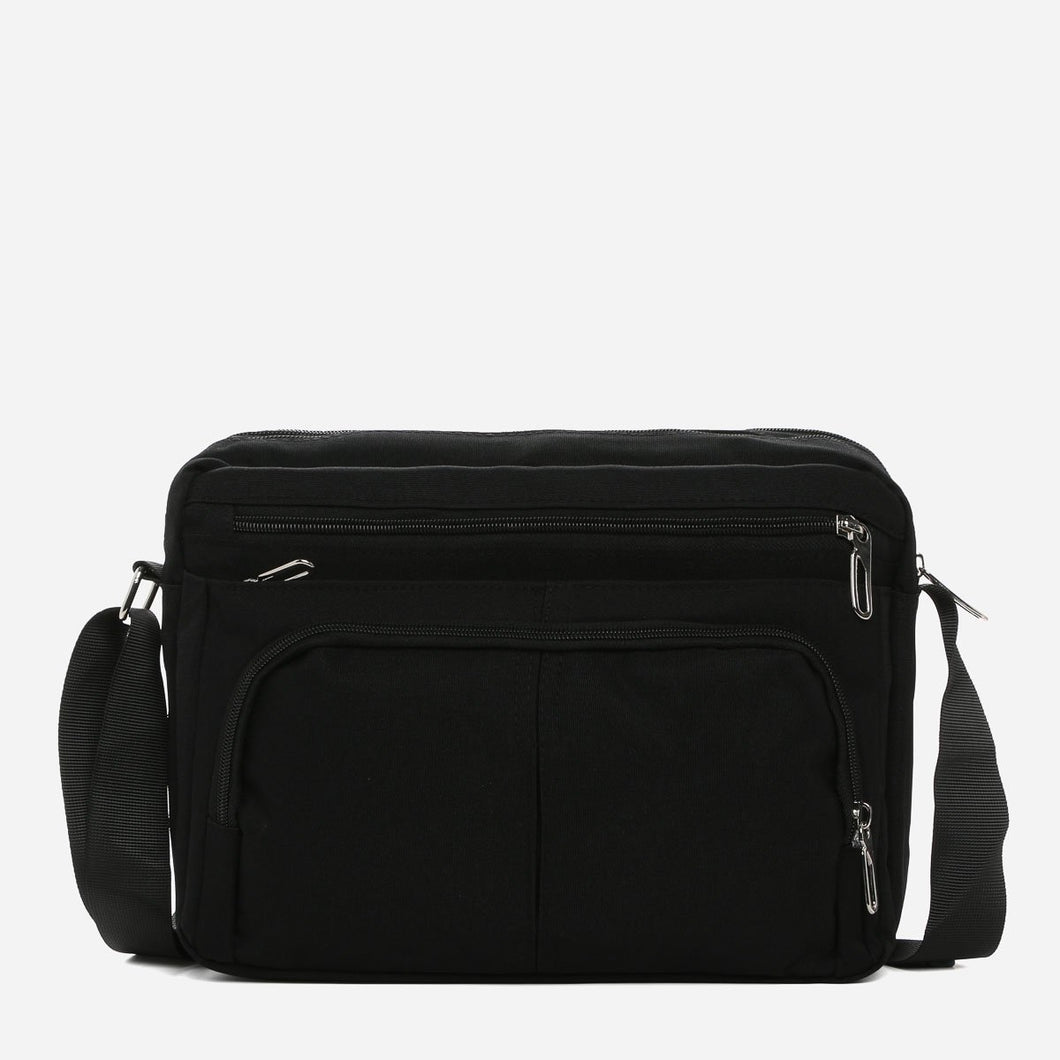 Travel Basic Gaby Corporate Messenger Bag in Black