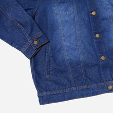 Load image into Gallery viewer, SM Woman Plus Size Denim Trucker Jacket in Indigo
