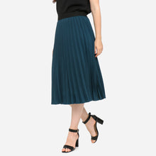 Load image into Gallery viewer, SM Woman Ladies&#39; Pleated Skirt in Teal
