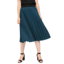 Load image into Gallery viewer, SM Woman Ladies&#39; Pleated Skirt in Teal
