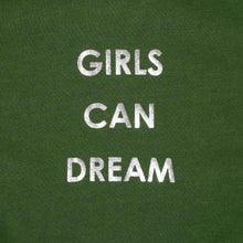 Load image into Gallery viewer, GTW Urban Girls Teens&#39; Girls Can Dream Statement Tee in Forest Green
