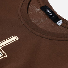 Load image into Gallery viewer, GTW Urban Girls Teens&#39; But First, Milk Tea Graphic Tee in Brown
