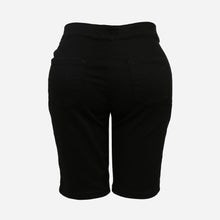 Load image into Gallery viewer, SM Woman Plus Size Denim Shorts in Black
