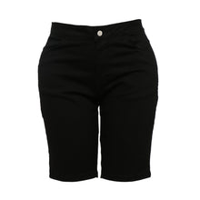 Load image into Gallery viewer, SM Woman Plus Size Denim Shorts in Black
