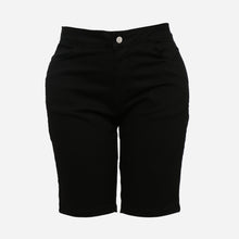 Load image into Gallery viewer, SM Woman Plus Size Denim Shorts in Black
