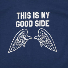 Load image into Gallery viewer, GTW Urban Girls Teens&#39; This Is My Good Side Statement Tee in Navy Blue
