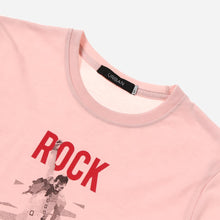 Load image into Gallery viewer, GTW Urban Girls Teens&#39; Rock On Graphic Tee in Pink
