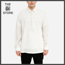 Load image into Gallery viewer, Exclusive Men&#39;s Casual Long Sleeve Barong in Off White
