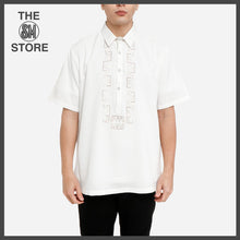 Load image into Gallery viewer, Exclusive Men&#39;s Casual Short Sleeve Embroidered Barong in Off White
