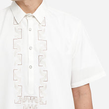 Load image into Gallery viewer, Exclusive Men&#39;s Casual Short Sleeve Embroidered Barong in Off White
