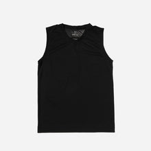 Load image into Gallery viewer, Bo Athletics Men&#39;s Drop Step Muscle Tee in Black
