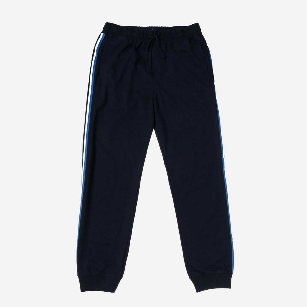 Baleno Men's Side Tape Jogger Pants in Blue