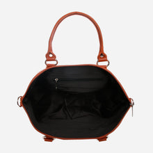 Load image into Gallery viewer, Parisian Ladies&#39; Audra Handbag with Detachable Strap in Rust
