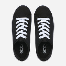 Load image into Gallery viewer, Kicks Ladies&#39; Amrie Canvas Sneakers in Black
