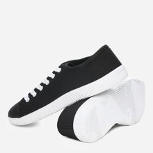 Load image into Gallery viewer, Kicks Ladies&#39; Amrie Canvas Sneakers in Black
