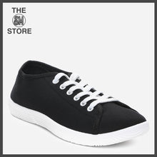 Load image into Gallery viewer, Kicks Ladies&#39; Amrie Canvas Sneakers in Black
