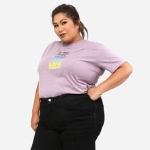 Load image into Gallery viewer, Marvel Avengers Plus Size Ladies&#39; Super Hero Life Statement Tee in Violet
